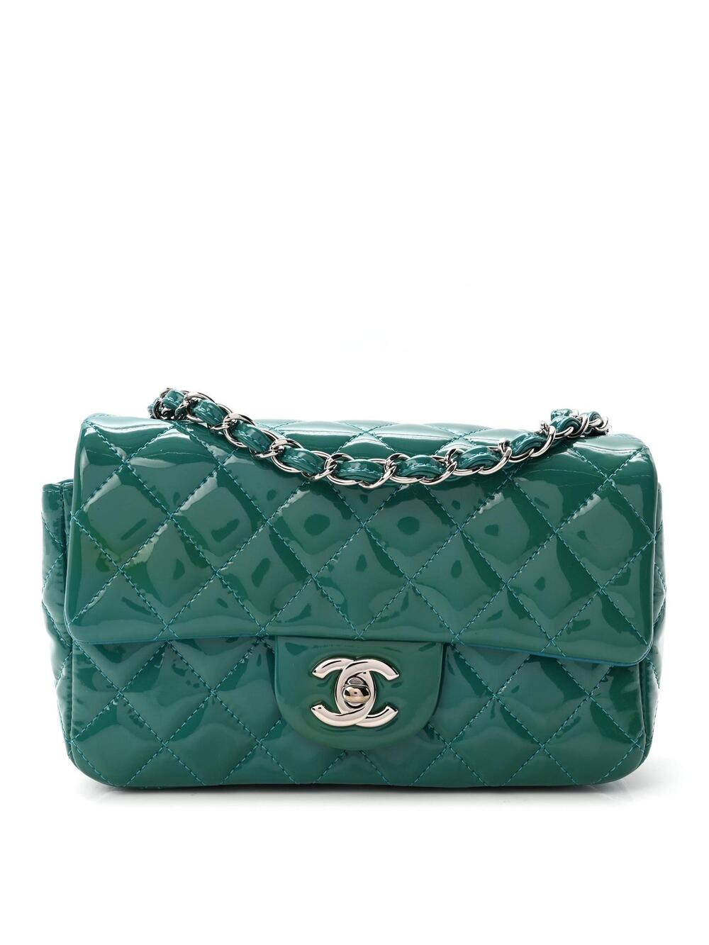 Chanel Patent Quilted Mini Rectangular #365798C39B